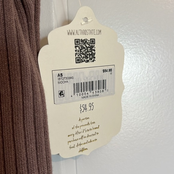 NWT Altar’d State Kristie Mock Neck Bodysuit - Size M - Picture 4 of 7